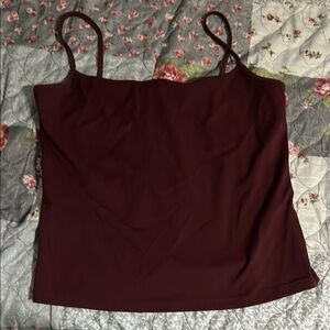 garage maroon cami tank top